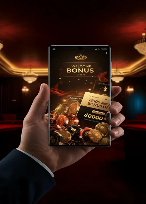 Section promotions Simsino présentant les bonus de bienvenue